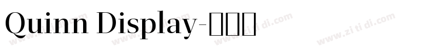 Quinn Display字体转换